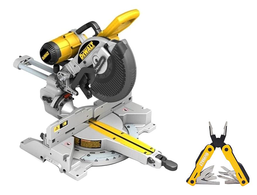 

Набор Dewalt Пила торцовочная dw717xps +Мультитул mt16 (dwht71843)