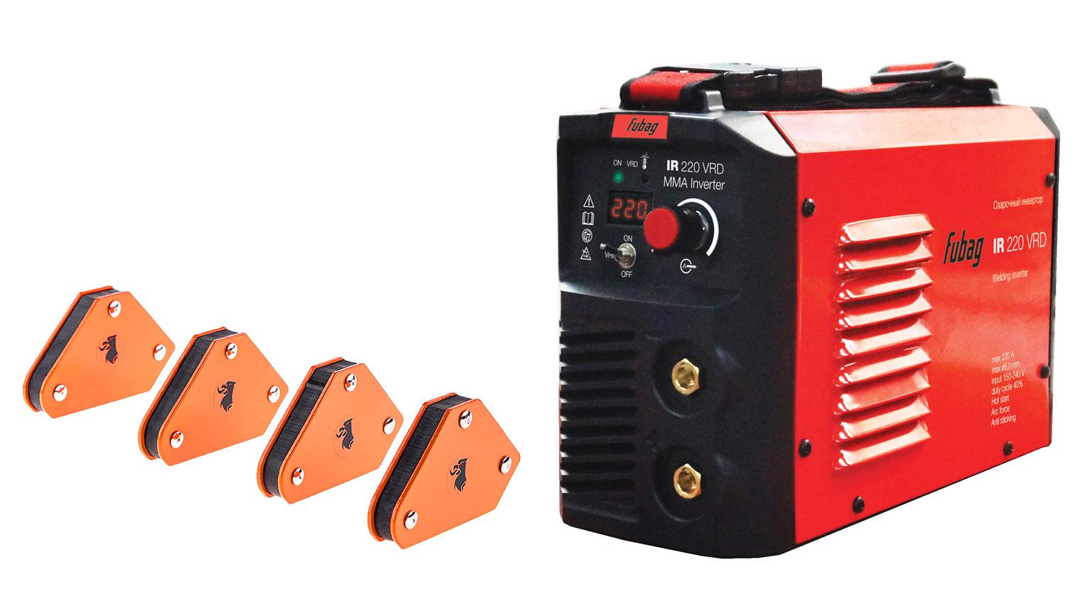 

Набор Fubag Сварочный аппарат ir 220 v.r.d. +Угольник магнитный mcs, Сварочный аппарат ir 220 v.r.d. +Угольник магнитный mcs