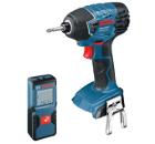 Набор BOSCH Гайковерт аккумуляторный GDR 18 V-LI (06019A130F) без акк. и з.у +Дальномер GLM 30 (0601072500)