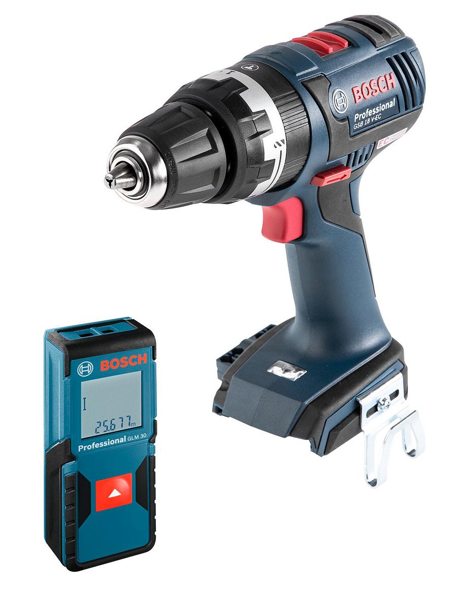 

Набор Bosch Дрель аккумуляторная gsb 18 v-ec (0.601.9e9.100) +Дальномер glm 30 (0.601.072.500)