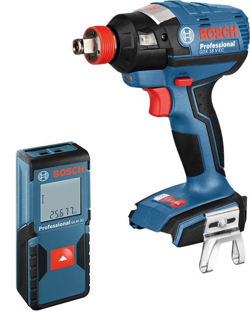 

Набор Bosch Гайковерт аккумуляторный gdx 18 v-ec (0.601.9b9.102) +Дальномер glm 30 (0.601.072.500)
