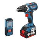 Изображение товара Бесщеточный шуруповерт BOSCH GSR 18 V-EC с Дальномером GLM 30