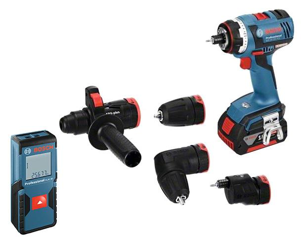 

Набор Bosch Дрель аккумуляторная gsr 18v-ec fc2 (0.601.9e1.104) +Дальномер glm 30 (0.601.072.500)