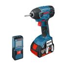 Набор BOSCH Гайковерт GDR 18 V-LI (06019A130L) +Дальномер GLM 30 (0601072500)