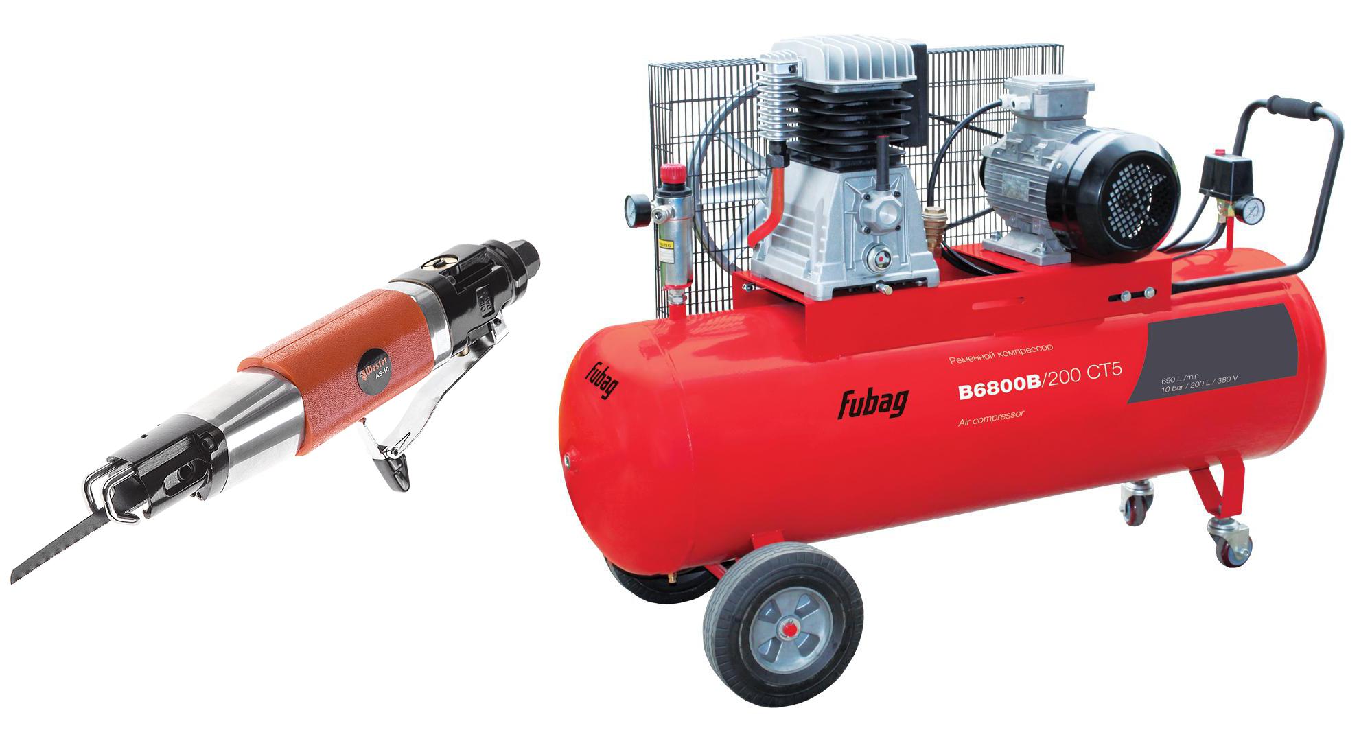 

Набор Fubag Компрессор b6800b/200 СТ5 +Ножовка as-10, Компрессор b6800b/200 СТ5 +Ножовка as-10