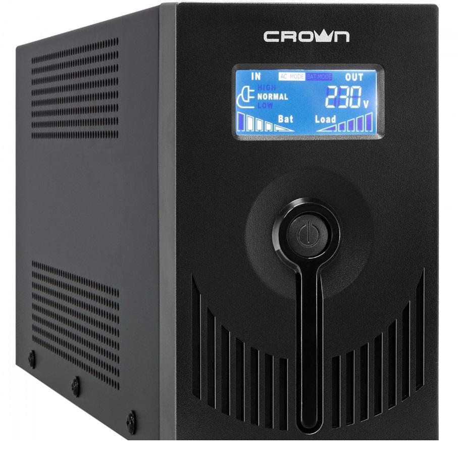 фото Источник бесперебойного питания crown line intractive cmu-sp650euro usb 650va\390w