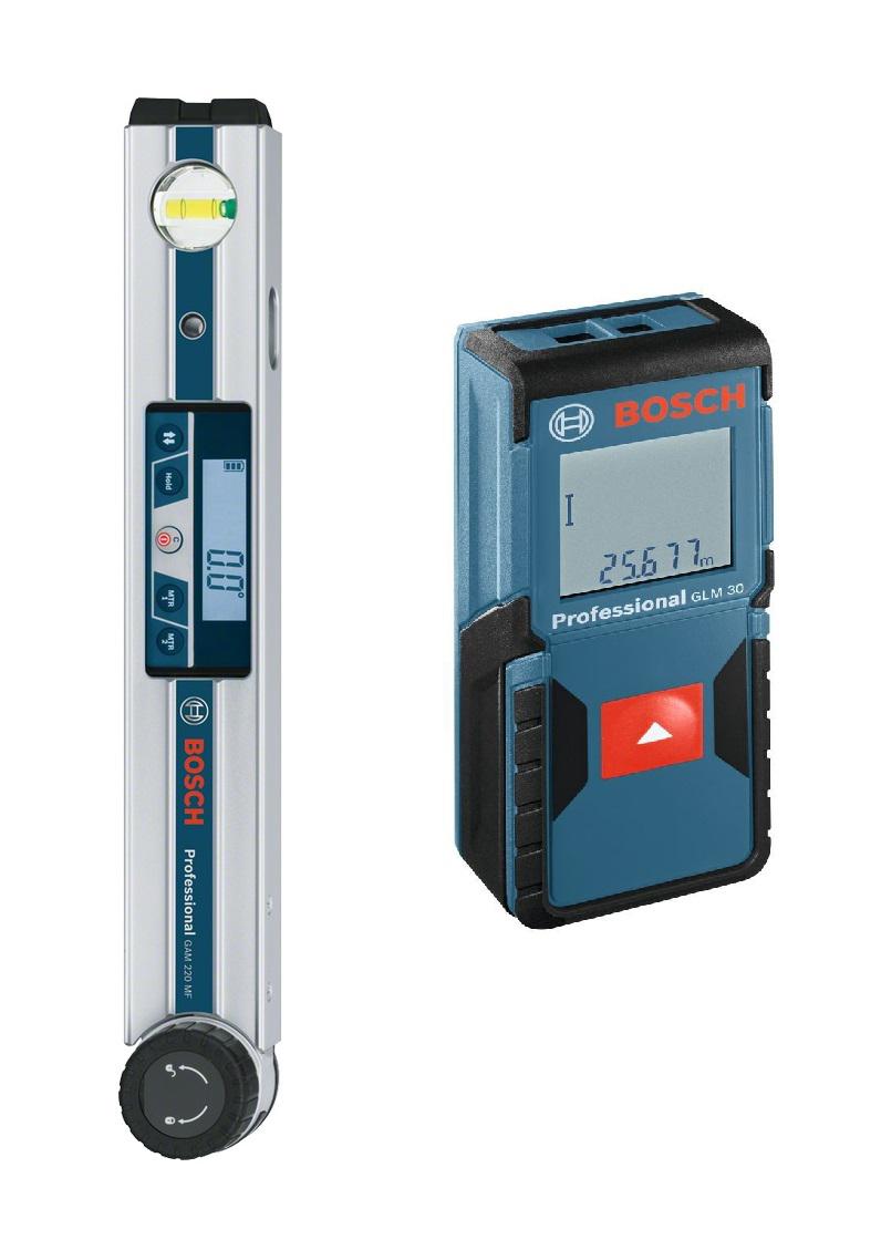

Набор Bosch Угломер gam 220 mf professional (0.601.076.600) +Дальномер glm 30 (0.601.072.500)