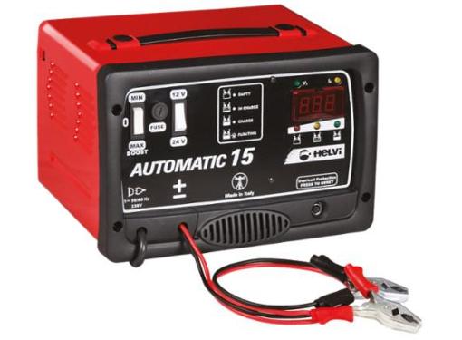 Изображение товара Компактное зарядное устройство HELVI Automatiс 15 для аккумуляторов 12V и 24V