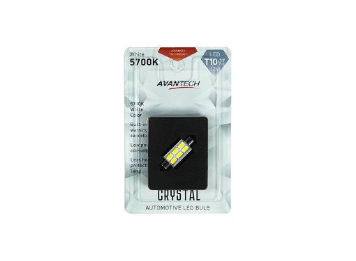 Изображение товара Автолампа LED AVANTECH CRYSTAL ALB0115 W2.1x9.5d W5W сигнальная сидор