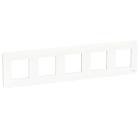Изображение товара Рамка SCHNEIDER ELECTRIC NU201018 5-постовая белая для unica studio