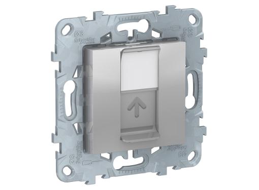 Изображение товара Лицевая панель Schneider Electric NU546130 для RJ45 Keystone алюминий