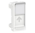 Изображение товара Панель SCHNEIDER ELECTRIC NU941018 один модуль RJ45 белая