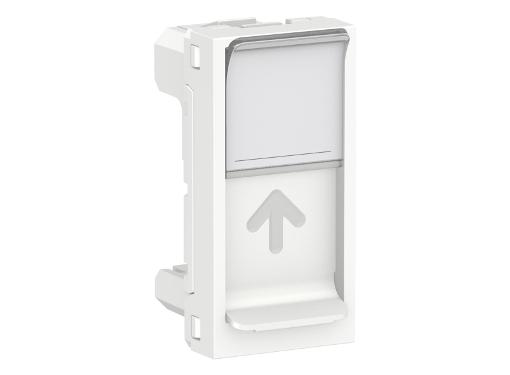 Изображение товара Панель SCHNEIDER ELECTRIC NU941018 один модуль RJ45 белая