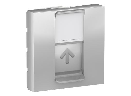 Изображение товара Панель SCHNEIDER ELECTRIC NU941130 для кабельных систем 2 гнезда алюминий
