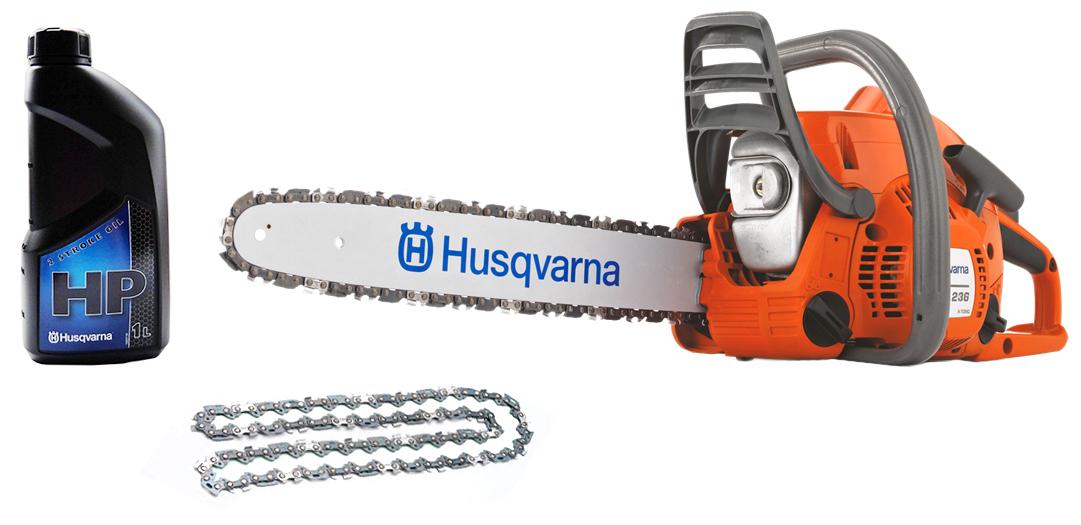 

Набор Husqvarna Бензопила 236 (9673264-06) +Цепь пильная h37 3/8''-1.3мм-52 +Масло моторное бензиновое 5878085-12 (5878085-12)