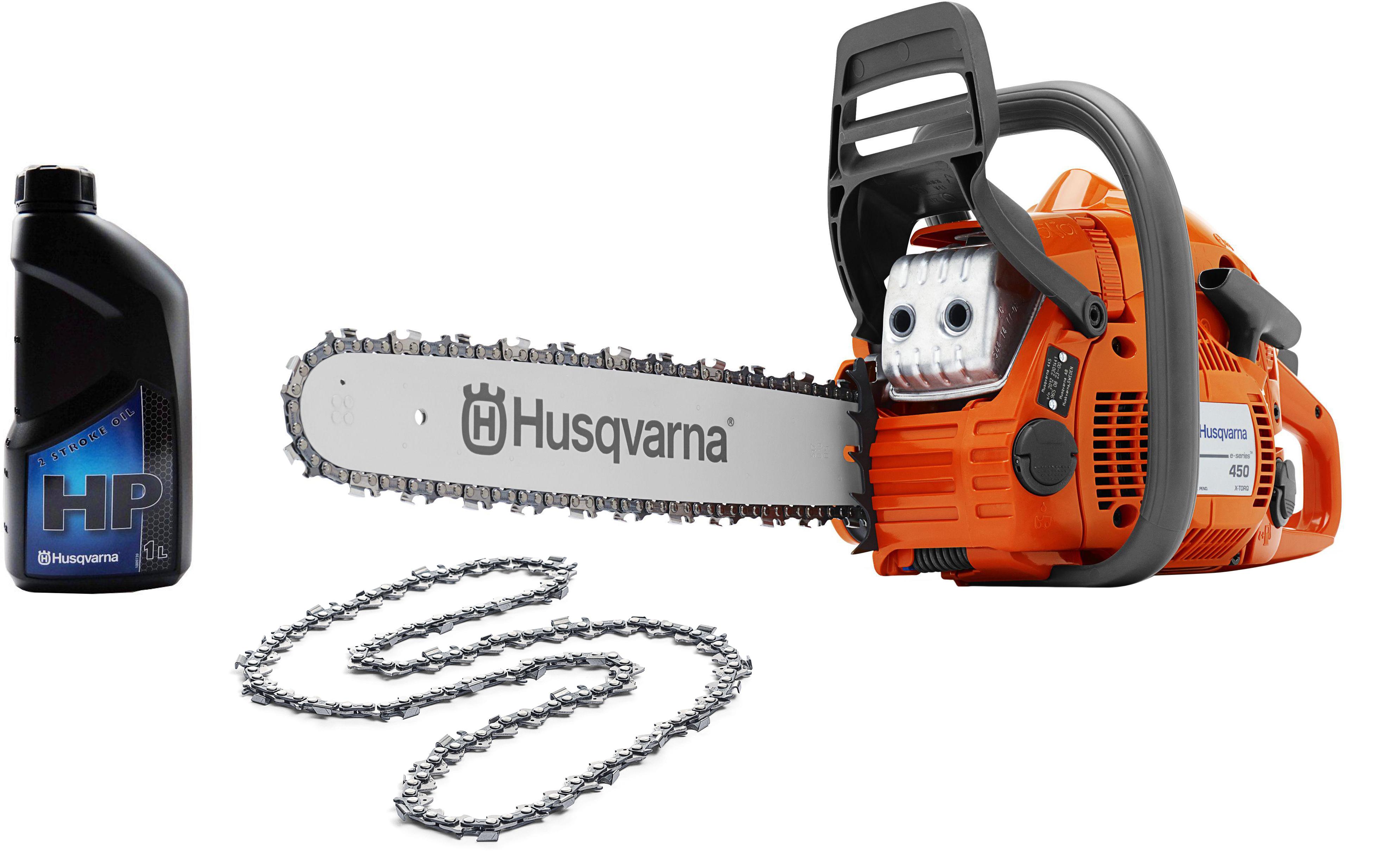 

Набор Husqvarna Бензопила 450e ii (9671569-75) +Цепь пильная x-cut sp33g (5816431-64) +Масло моторное бензиновое 5878085-12 (5878085-12)
