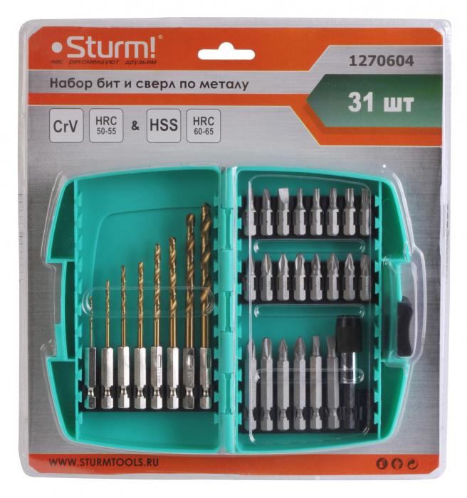 

Набор бит и сверл Sturm! 1270604, 1270604