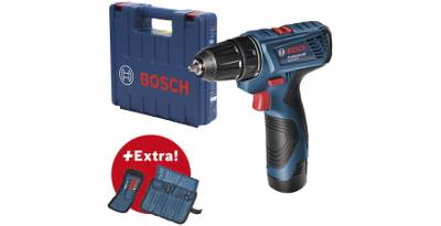 Дрель-шуруповерт BOSCH GSR 120-Li (06019F7004)+ н-р сверл 12шт и н-р бит 11шт