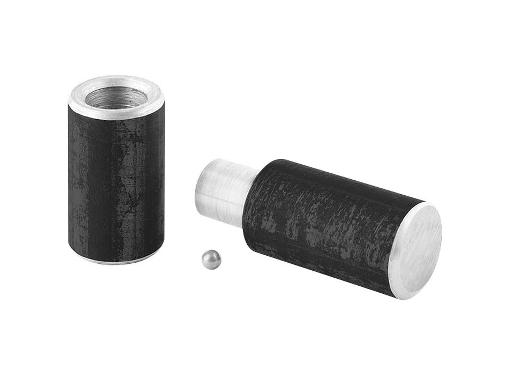 Изображение товара Петли для гаражных дверей СИБРТЕХ 92007 комплект 4 шт стальные шаровые