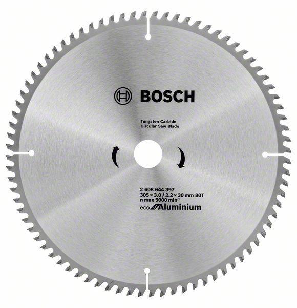 фото Диск пильный bosch ф305х30мм 80зуб. (eco alu/multi 2608644397)