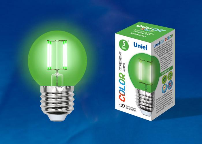 

Лампа Uniel Led-g45-5w/green/e27, Led-g45-5w/green/e27