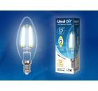 Изображение товара Светодиодная лампа UNIEL LED-C35-7,5W/NW/E14/CL белая свеча