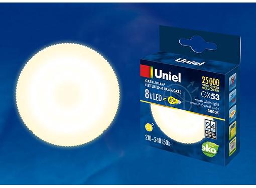   UNIEL LED-GX53-8W/WW/GX53/FR