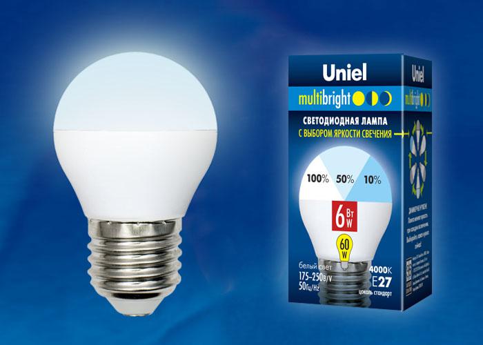 

Лампа Uniel Led-g45-6w/nw/e27/fr/mb