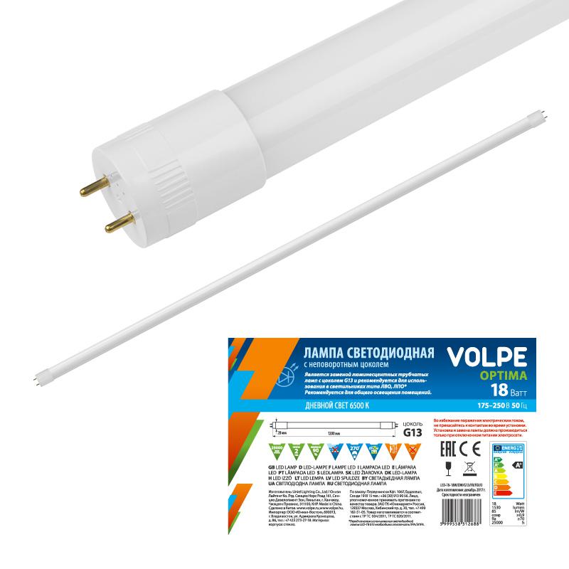 

Лампа Uniel Led-t8-18w/nw/g13/fr/fix/o