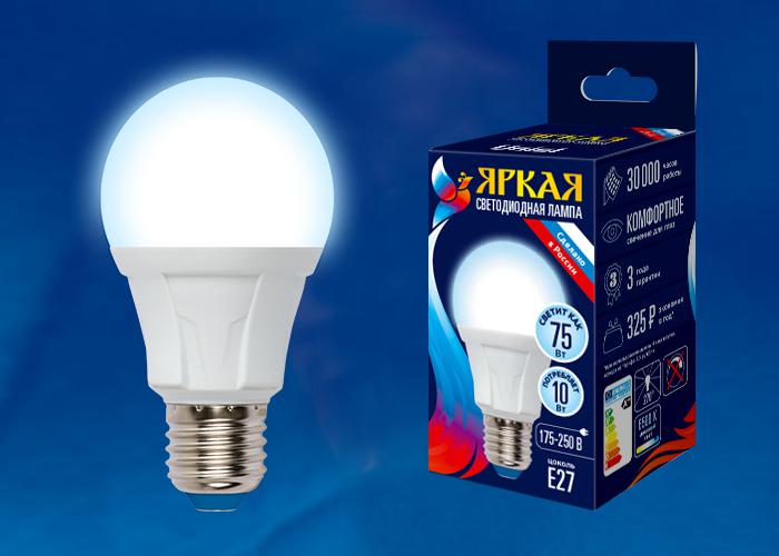 

Лампа Uniel Led-a60 10w/dw/e27/fr
