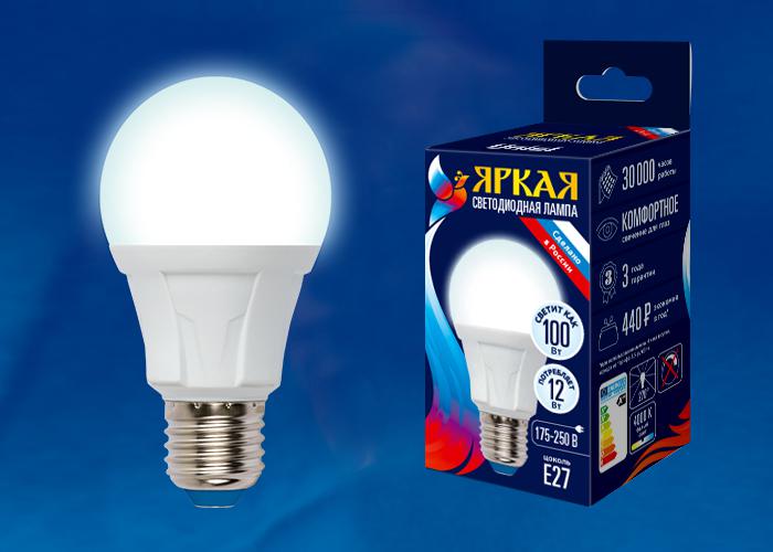 

Лампа Uniel Led-a60 12w/nw/e27/fr