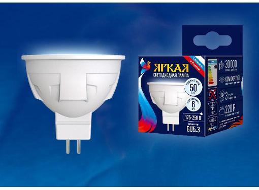   UNIEL LED-JCDR 6W/NW/GU5.3/FR