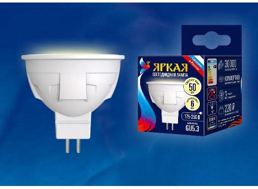   UNIEL LED-JCDR 6W/WW/GU5.3/FR