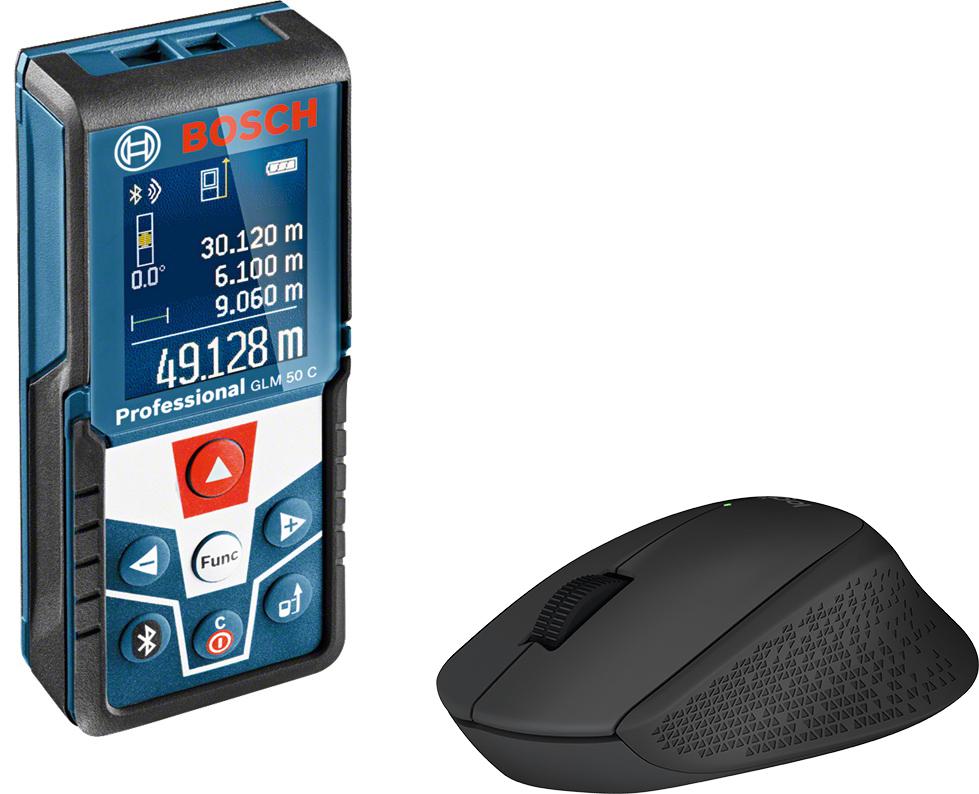 

Набор Bosch Дальномер glm 50c (0.601.072.c00) +Мышь logitech m280