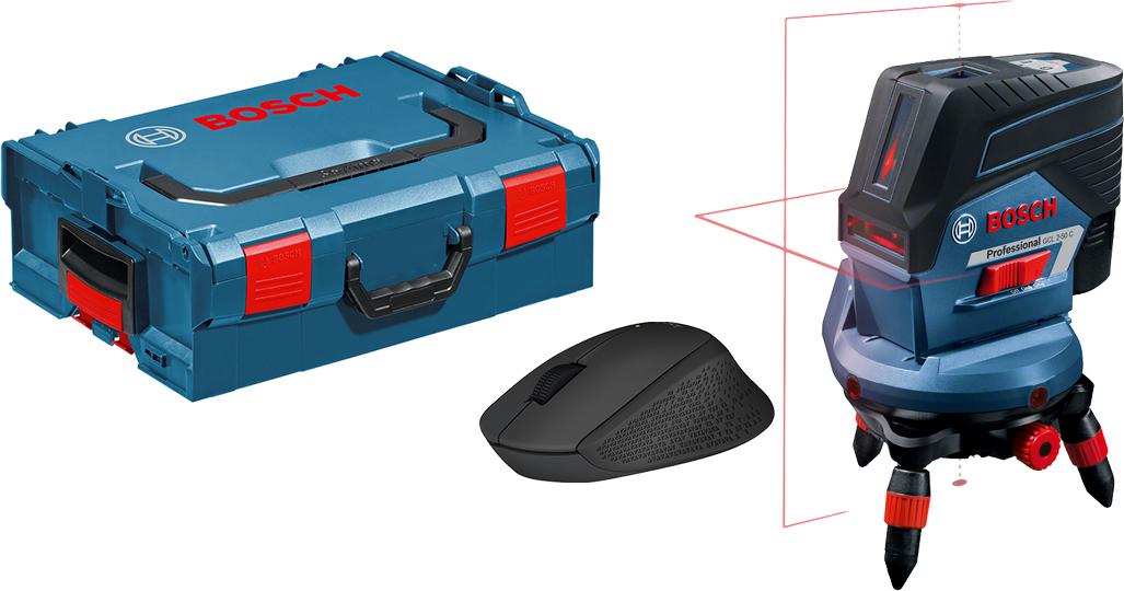 

Набор Bosch Уровень gcl 2-50c+rm3+bm3+12v+lboxx (0.601.066.g04) +Мышь logitech m280