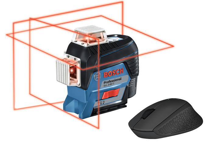 

Набор Bosch Уровень bosch gll 3-80c (0.601.063.r00)+Мышь bosch logitech m280