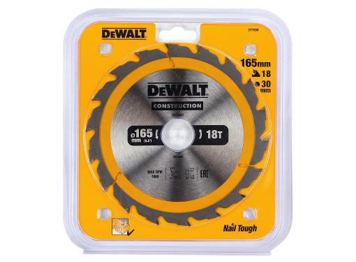 Изображение товара Диск пильный твердосплавный DEWALT Ф165х30мм 18зуб. (DT1936-QZ)