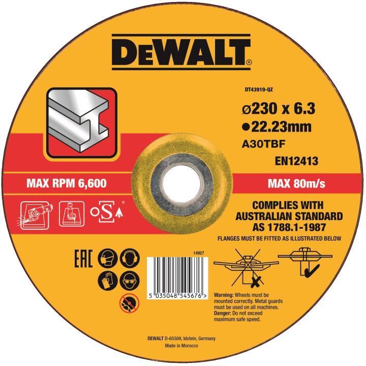 

Круг обдирочный Dewalt 43919-qz, 43919-qz