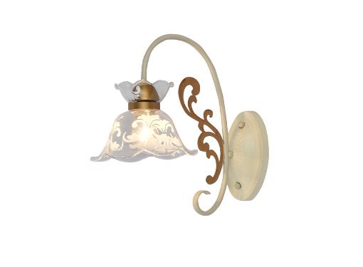 Изображение товара Настенный светильник J-LIGHT KLEO 1799/1W белый золото 60 Вт Е14