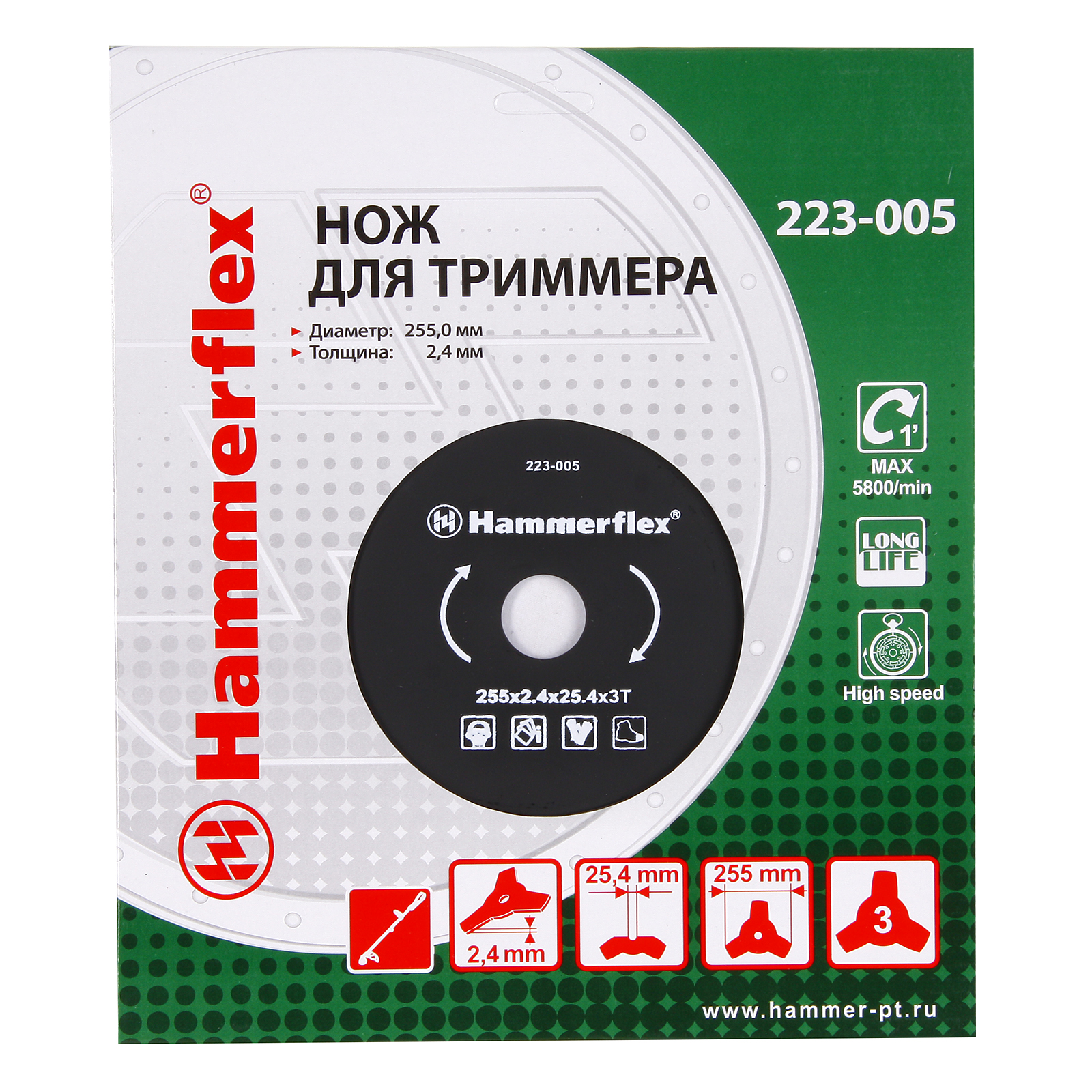 

Нож для газонокосилок Hammer 223-005
