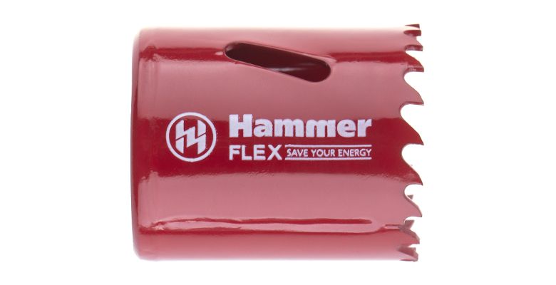 Коронка биметаллическая HAMMER Ф38х38мм 5/8" BiMETALL (224-008)