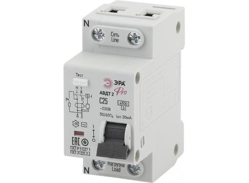 Изображение товара Автомат ЭРА Pro NO-901-88 диффавтомат защита цепи 25А 30мА IP20