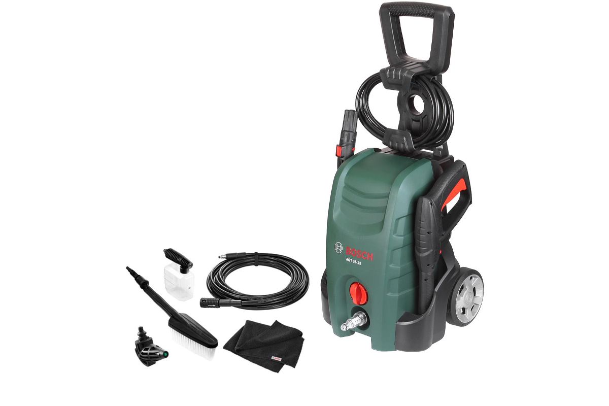 Набор Bosch Мойка высокого давления AQT 35-12 C (06008A7100) +Комплект  F016800423 - цена, отзывы, фото - купить в Москве, СПб и РФ