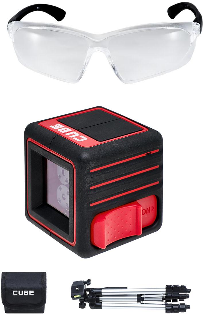 

Набор Ada Уровень cube professional edition +Очки visor protect
