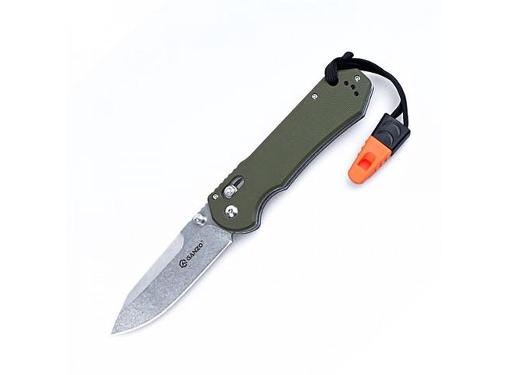 Изображение товара Складной туристический нож GANZO G7452-GR-WS из стали 440С 90 мм