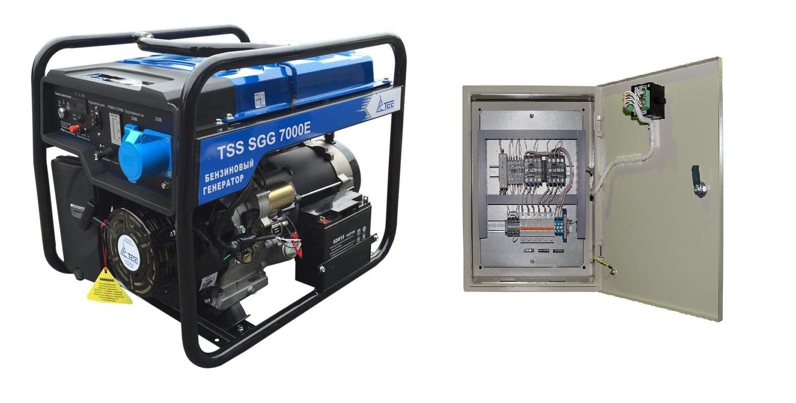 

Бензиновый генератор ТСС Sgg 7000 e + АВР 3/1 10.380.220 (114006)+ 114239
