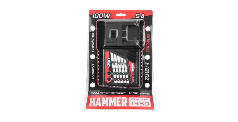 Зарядное устройство HAMMER 18В Li-lon (ZU18/4 PREMIUM)