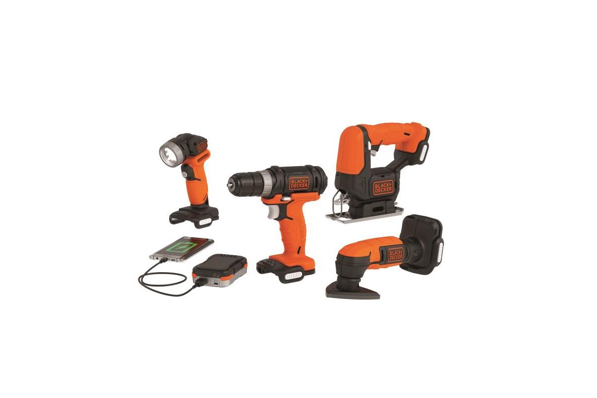 Набор аккумуляторного инструмента Black & decker BDCK502C1 GoPak - цена,  фото - купить в Москве, СПб и РФ