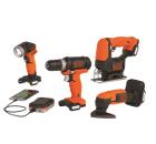 Набор аккумуляторного инструмента BLACK & DECKER BDCK502C1 GoPak