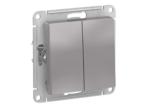 Изображение товара Механизм выключателя SCHNEIDER ELECTRIC ATN000351 2-кл. алюминий, IP20